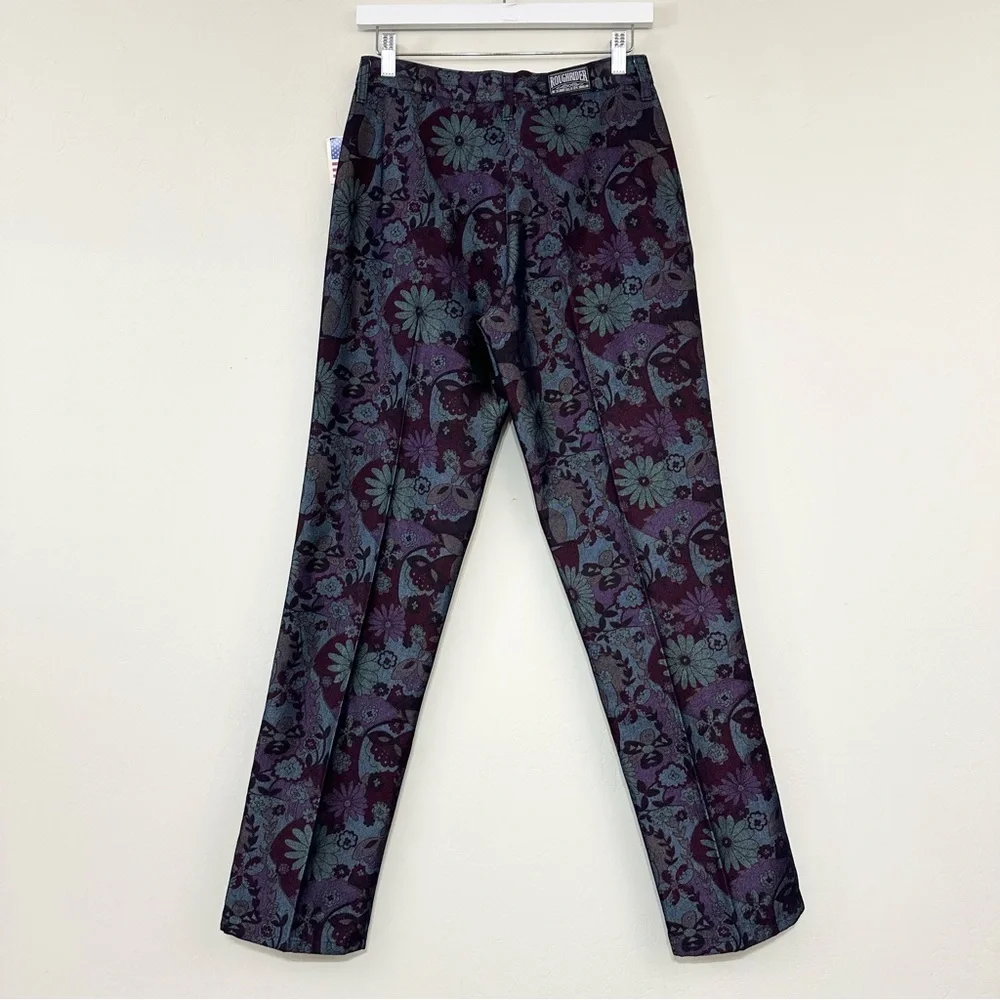 Vintage Roughrider by Circle T Deadstock Floral Retro Style Jeans - Picture 6 of 9